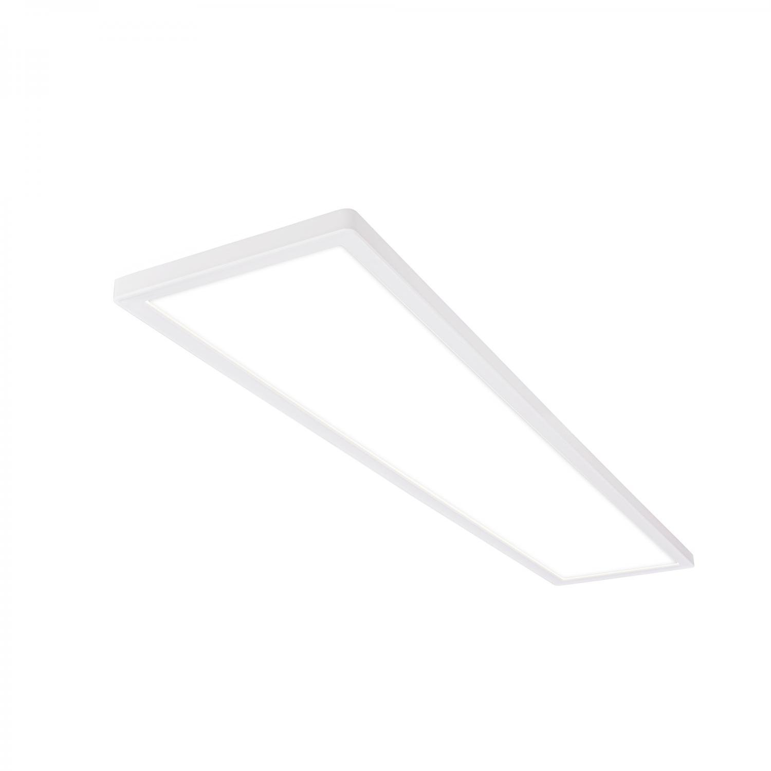 BRILO 7519416 Tava LED stropní svítidlo 98cm, ploché, přímé a nepřímé osvětlení, bílé - BRILO