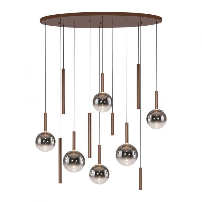 PN 2288-23 LED závěsné svítidlo BOWL, hnědé, stmívatelné vypínačem, SimplyDim, 2700K - PAUL NEUHAUS