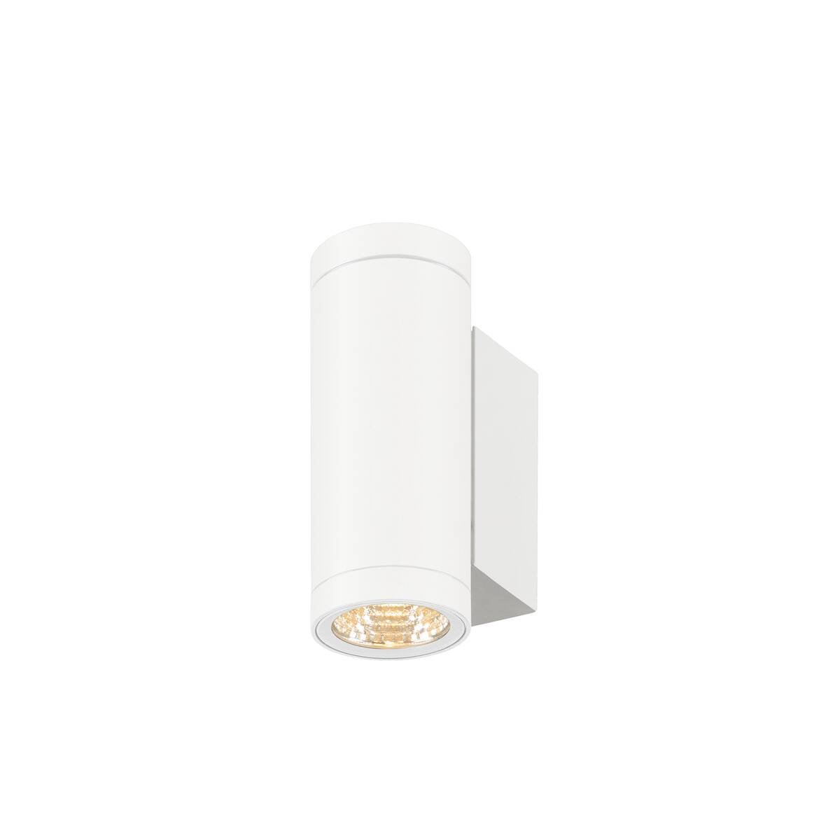 LA 1010166 HELIA PRO S Nástěnné svítidlo pro povrchovou montáž, jednoduché, DALI, P2, válcové, 2700 K, 6 W, 24°, bílé - BIG WHITE (SLV)