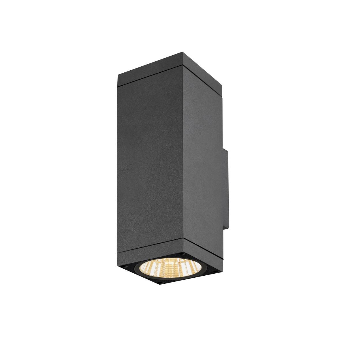 LA 1010185 THEO PRO L nástěnné svítidlo pro povrchovou montáž, jednoduché, DALI, P1, obdélníkové, 2700 K, 10 W, 24°, antracitové - BIG WHITE (SLV)