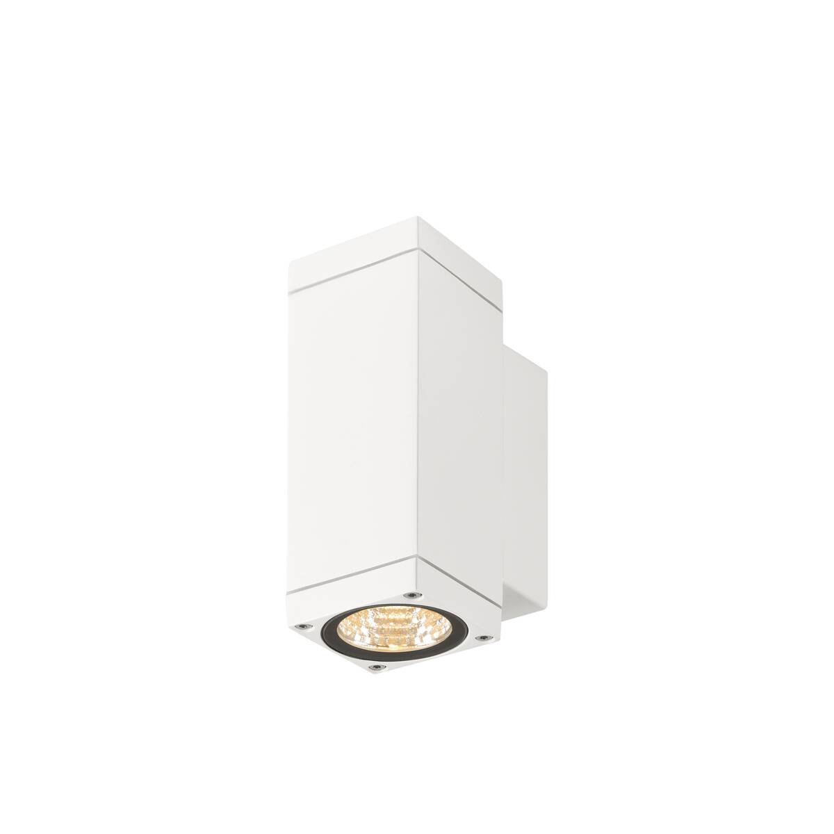LA 1010184 THEO PRO S nástěnné svítidlo pro povrchovou montáž, nahoru/dolů, DALI, P2, obdélníkové, 2700 K, 12 W, 24°, bílé - BIG WHITE (SLV)