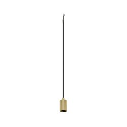 Obrázek pro produkt FITU PD E27, žebrovaný, závěsné svítidlo, délka závěsu 500 cm, otevřená koncovka kabelu, 1 x max. 15 W, zlatá - BIG WHITE (SLV)