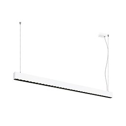 Obrázek pro produkt GLENOS® PRO závěsné svítidlo, 1, 5 m, DALI, UGR16, délka závěsu 210 cm, 4000K, 75°, bílá / černá - BIG WHITE (SLV)