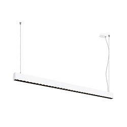 Obrázek pro produkt GLENOS® PRO závěsné svítidlo, 1, 5 m, DALI, UGR16, délka závěsu 210 cm, 3000K, 75°, bílá / černá - BIG WHITE (SLV)
