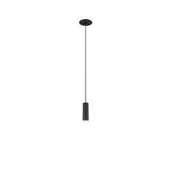 Obrázek pro produkt LALU® závěsné svítidlo, patice LED, Mix&Match, stříška pro zapuštěnou montáž, délka závěsu 200 cm, 2700/3000 K, 40°, PHASE, černá - BIG WHITE (SLV)