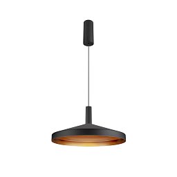 Obrázek pro produkt LALU® SET závěsné svítidlo, LED základna, TETRA 36, PHASE, délka závěsu 200 cm, 2700/3000 K, 40°, černá - BIG WHITE (SLV)