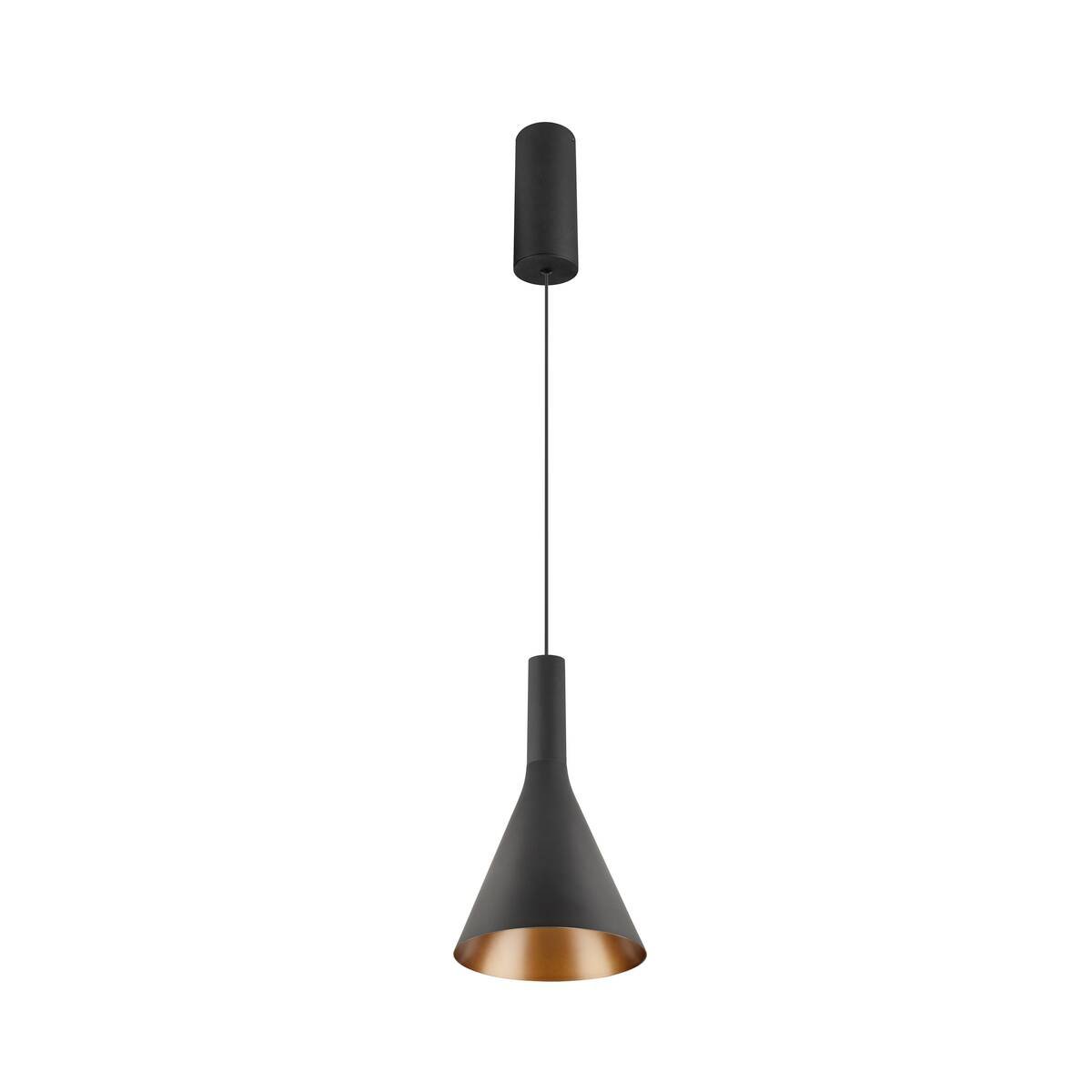 LA 1010789 LALU® SET závěsné svítidlo, LED základna, CONE 15, PHASE, délka závěsu 200 cm, 2700/3000 K, 40°, černá - BIG WHITE (SLV)