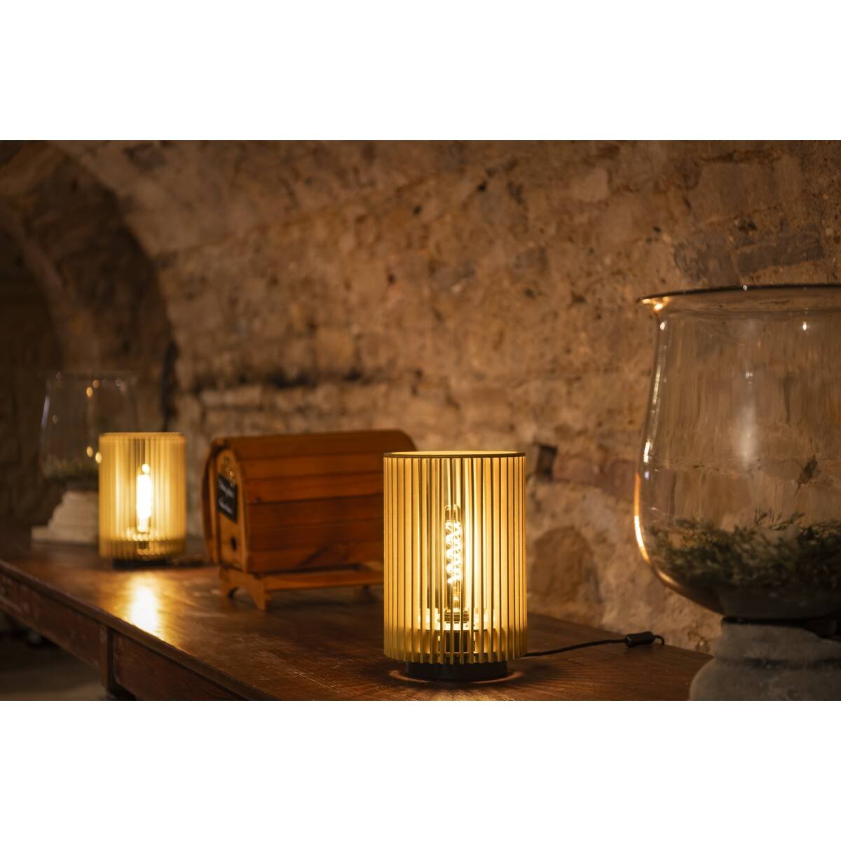 LA 1010402 WUD TL E27, stolní lampa, válcové, 1 x max. 40 W, přírodní - BIG WHITE (SLV) (obrázek 4)