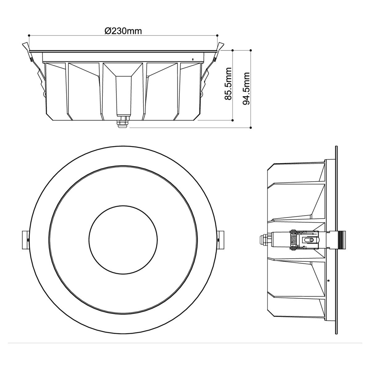 LA 1010769 DOWNLIGHT P 230 40 HG 840 60 ML WH IP54 - BIG WHITE (SLV) (obrázek 3)