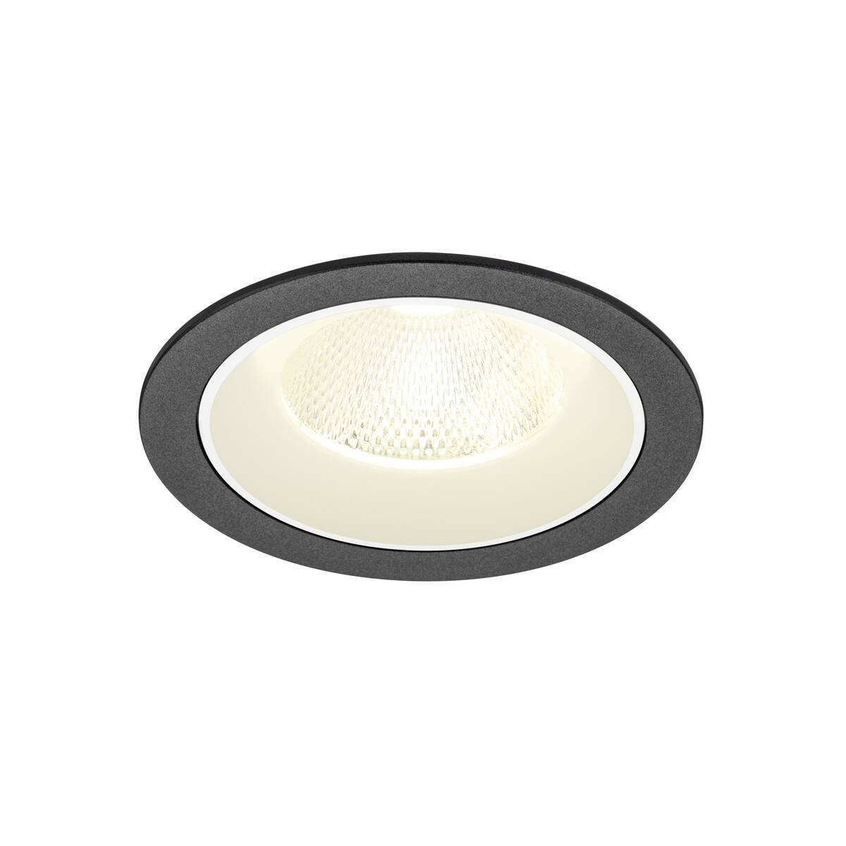 Levně LA 1009793 NUMINOS® L Stropní vestavné svítidlo, 4000 K, 20°, IP20, kulaté, černá / bílá - BIG WHITE (SLV)