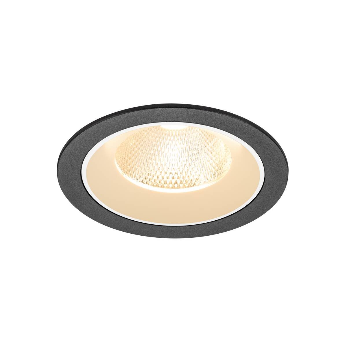 Levně LA 1009758 NUMINOS® L Stropní vestavné svítidlo, 2700 K, 20°, IP20, kulaté, černé / bílé - BIG WHITE (SLV)