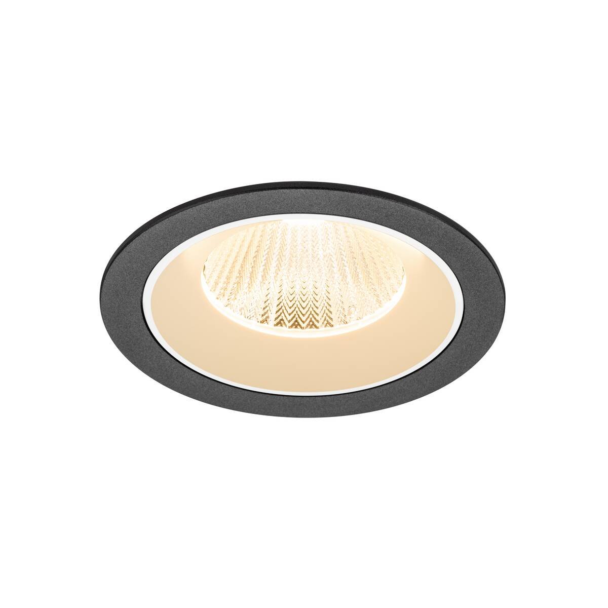 Levně LA 1009760 NUMINOS® L Stropní vestavné svítidlo, 2700 K, 40°, IP20, kulaté, černé / bílé - BIG WHITE (SLV)