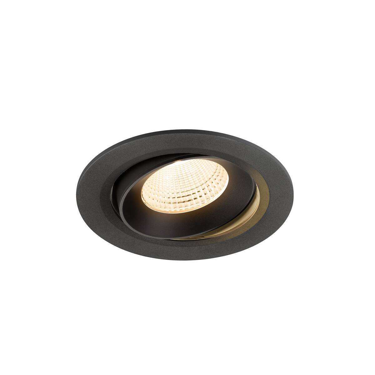 LA 1009816 NUMINOS® MOVE L Stropní vestavné svítidlo, 2700 K, 55°, IP20, kulaté, černé - BIG WHITE (SLV)