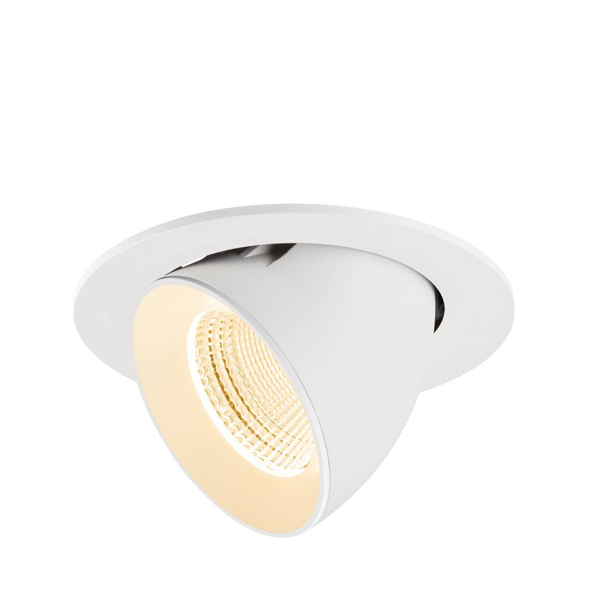 Levně LA 1009719 NUMINOS® GIMBLE L Stropní vestavné svítidlo, 2700 K, 55°, IP20, kulaté, bílé - BIG WHITE (SLV)