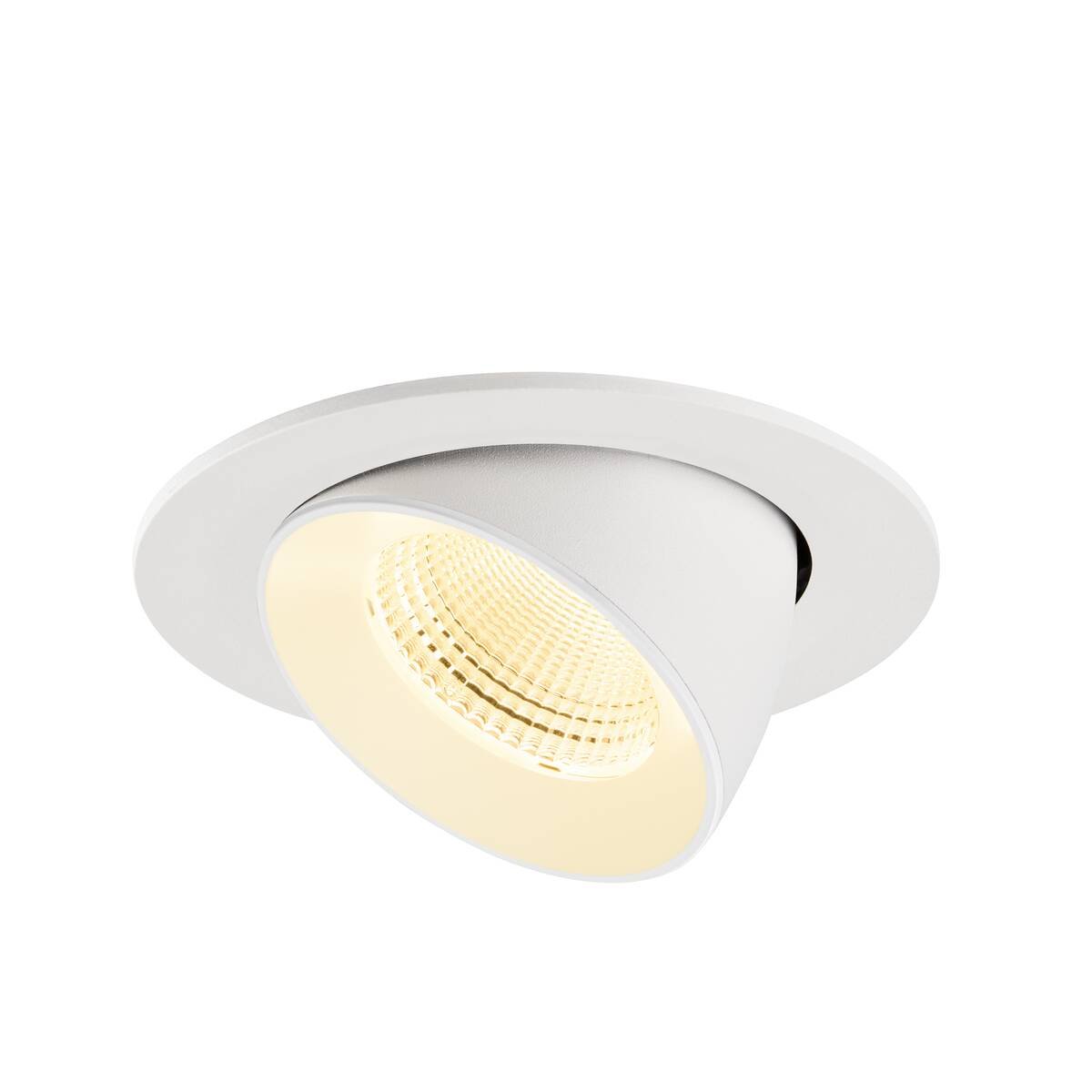 LA 1009737 NUMINOS® GIMBLE L Stropní vestavné svítidlo, 3000 K, 55°, IP20, kulaté, bílé - BIG WHITE (SLV) (obrázek 3)