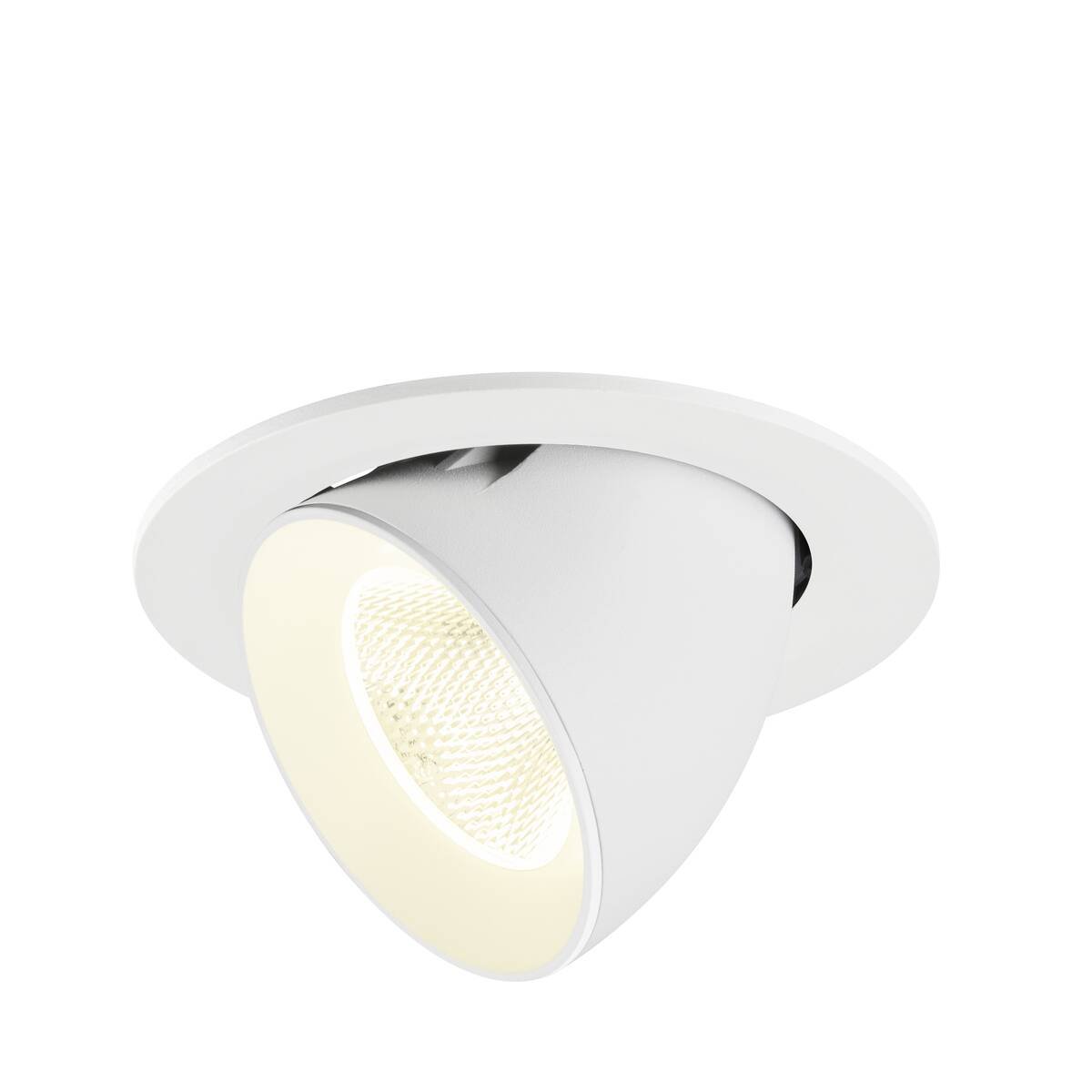 Levně LA 1009749 NUMINOS® GIMBLE L Stropní vestavné svítidlo, 4000 K, 20°, IP20, kulaté, bílé - BIG WHITE (SLV)