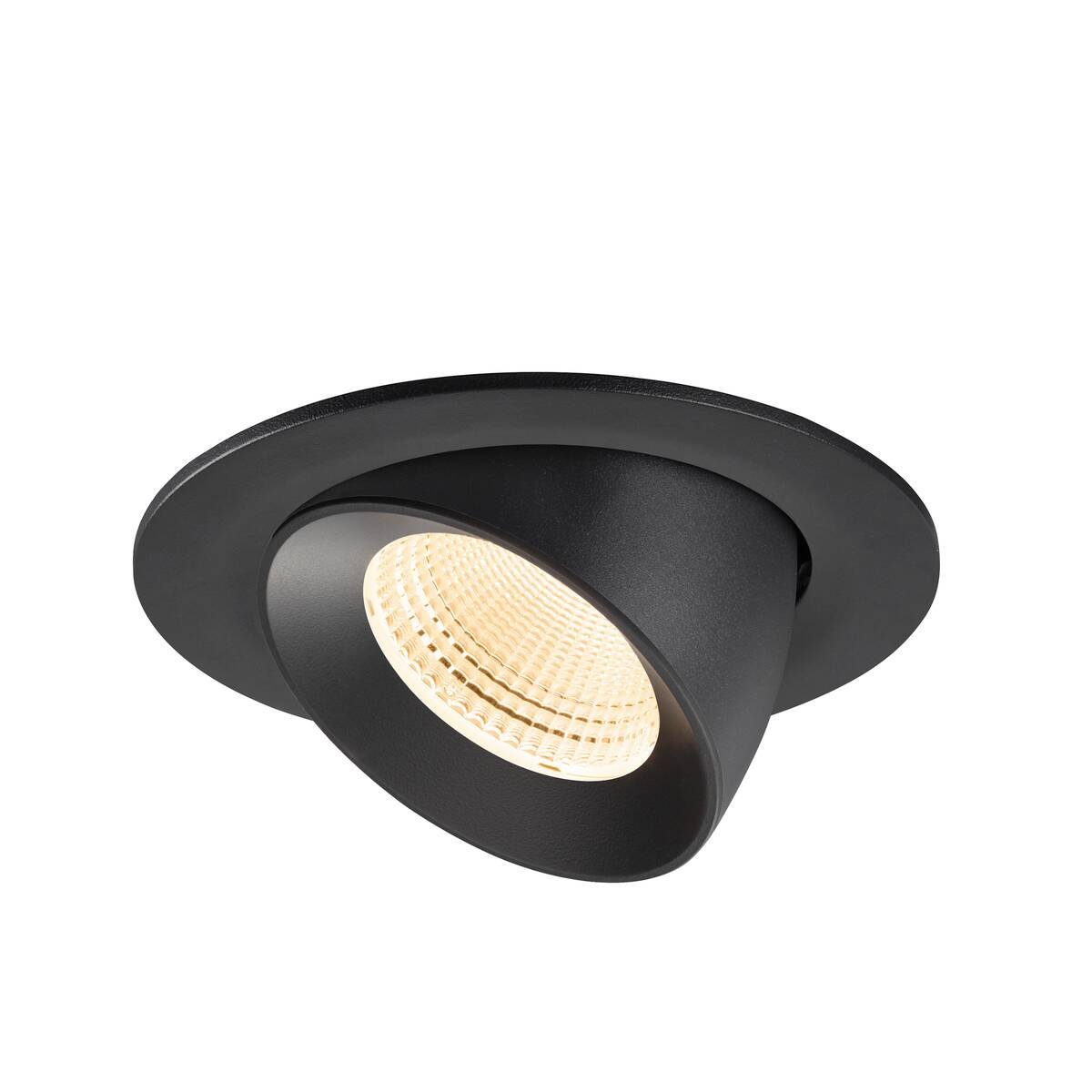 LA 1009709 NUMINOS® GIMBLE L Stropní vestavné svítidlo, 2700 K, 55°, IP20, kulaté, černé - BIG WHITE (SLV) (obrázek 3)