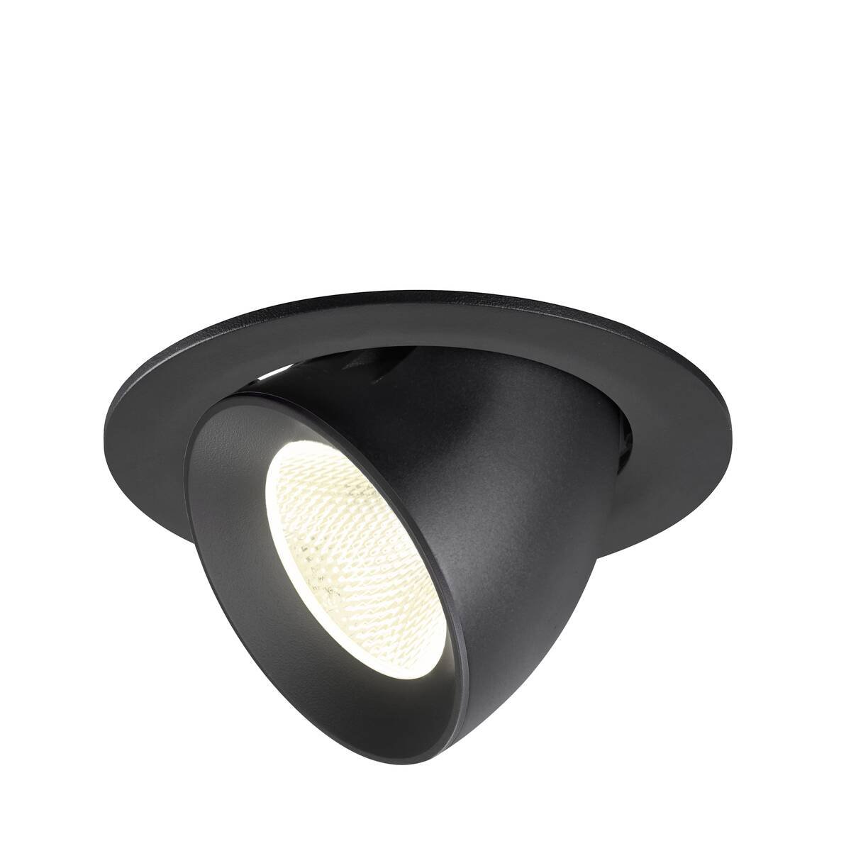 Levně LA 1009739 NUMINOS® GIMBLE L Stropní vestavné svítidlo, 4000 K, 20°, IP20, kulaté, černé - BIG WHITE (SLV)
