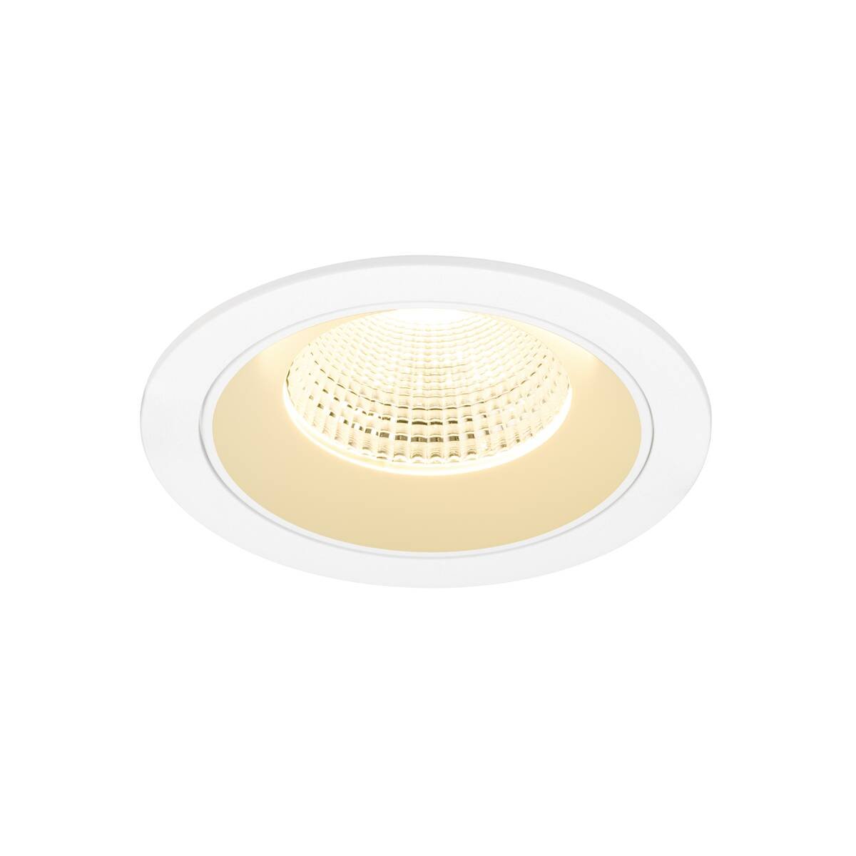 LA 1009790 NUMINOS® L Stropní vestavné svítidlo, 3000 K, 55°, IP20, kulaté, bílé - BIG WHITE (SLV)