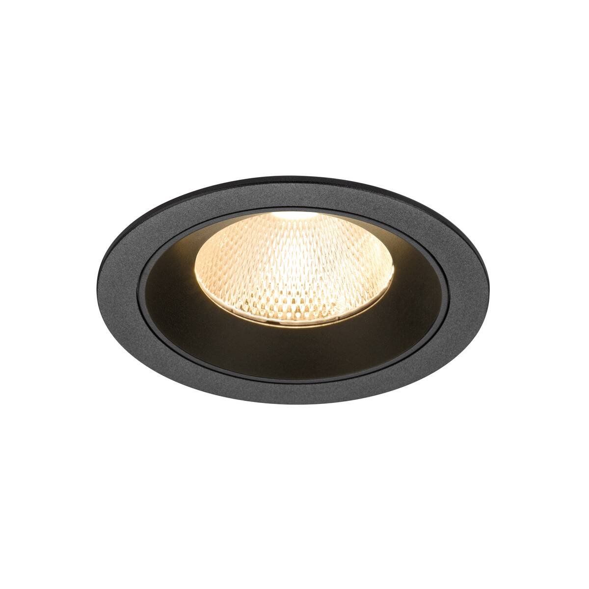 Levně LA 1009757 NUMINOS® L Stropní vestavné svítidlo, 2700 K, 20°, IP20, kulaté, černé - BIG WHITE (SLV)
