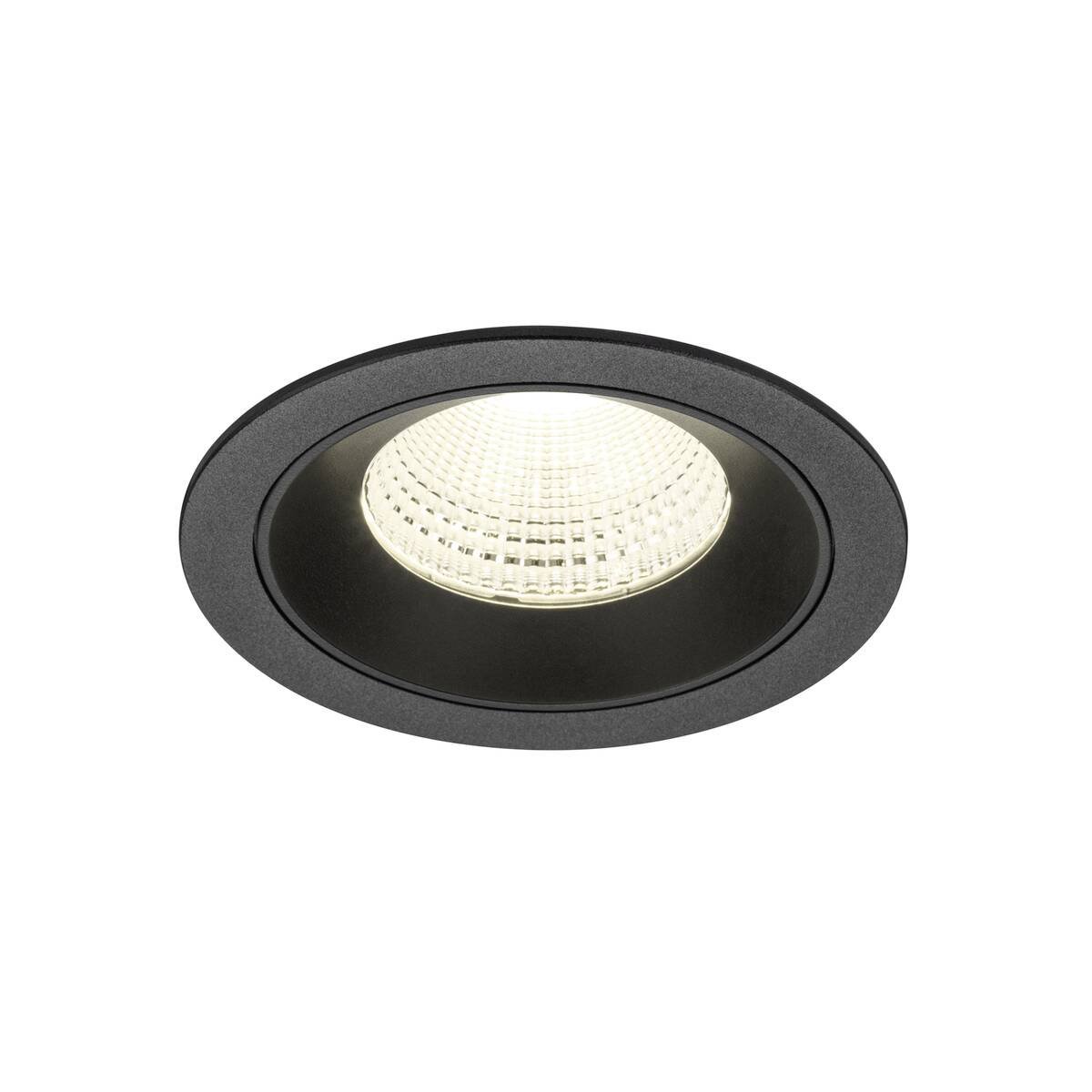 Levně LA 1009798 NUMINOS® L Stropní vestavné svítidlo, 4000 K, 55°, IP20, kulaté, černé - BIG WHITE (SLV)