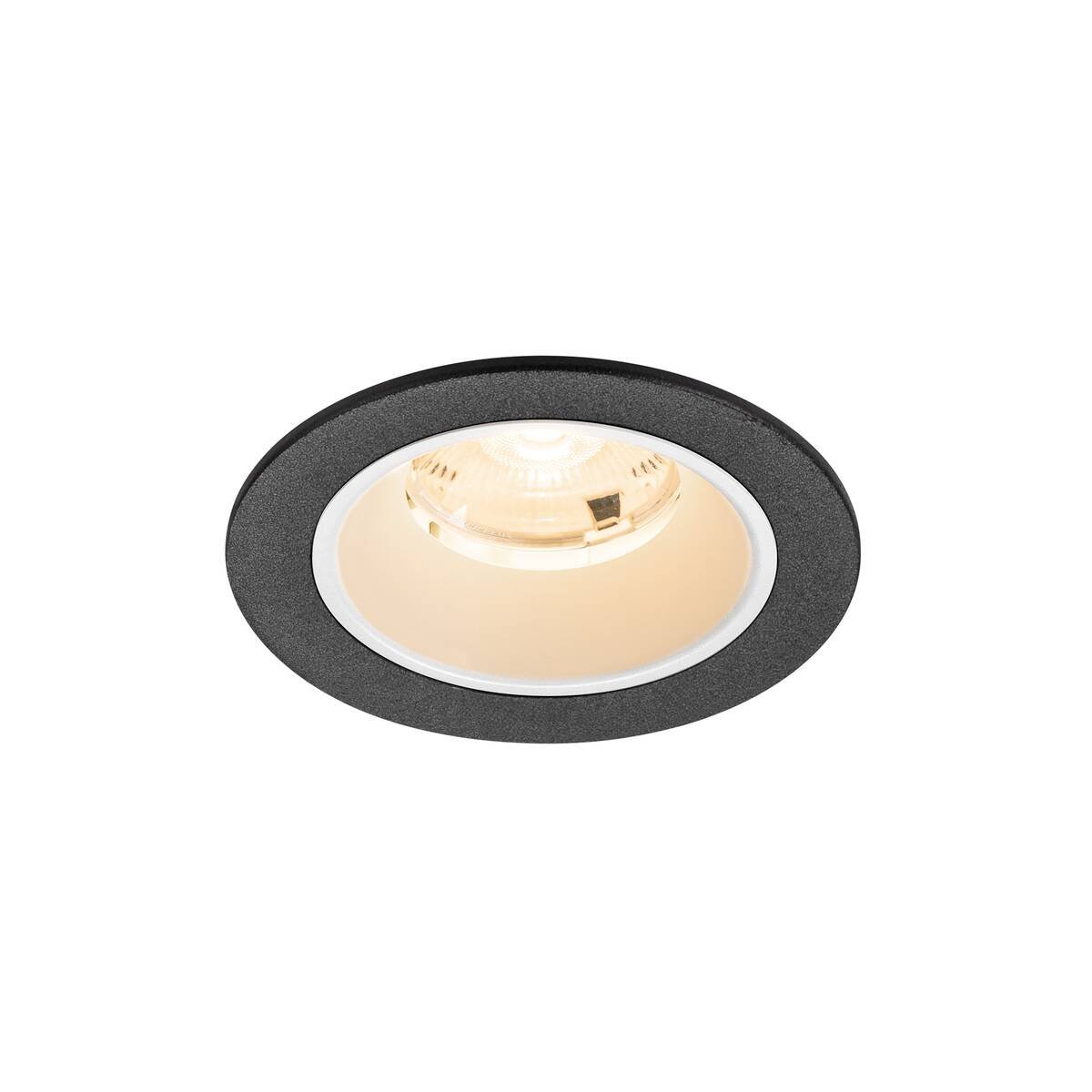 Levně LA 1009434 NUMINOS® S Stropní vestavné svítidlo, 2700 K, 20°, IP20, kulaté, černé / bílé - BIG WHITE (SLV)