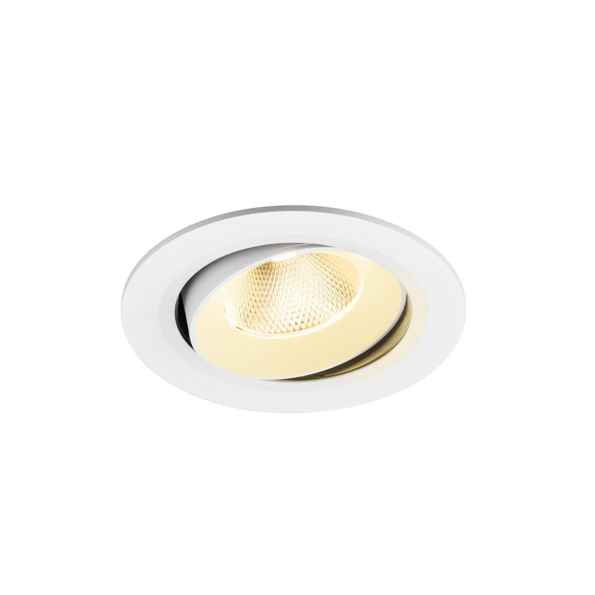 LA 1009838 NUMINOS® MOVE L Stropní vestavné svítidlo, 3000 K, 20°, IP20, kulaté, bílé - BIG WHITE (SLV)
