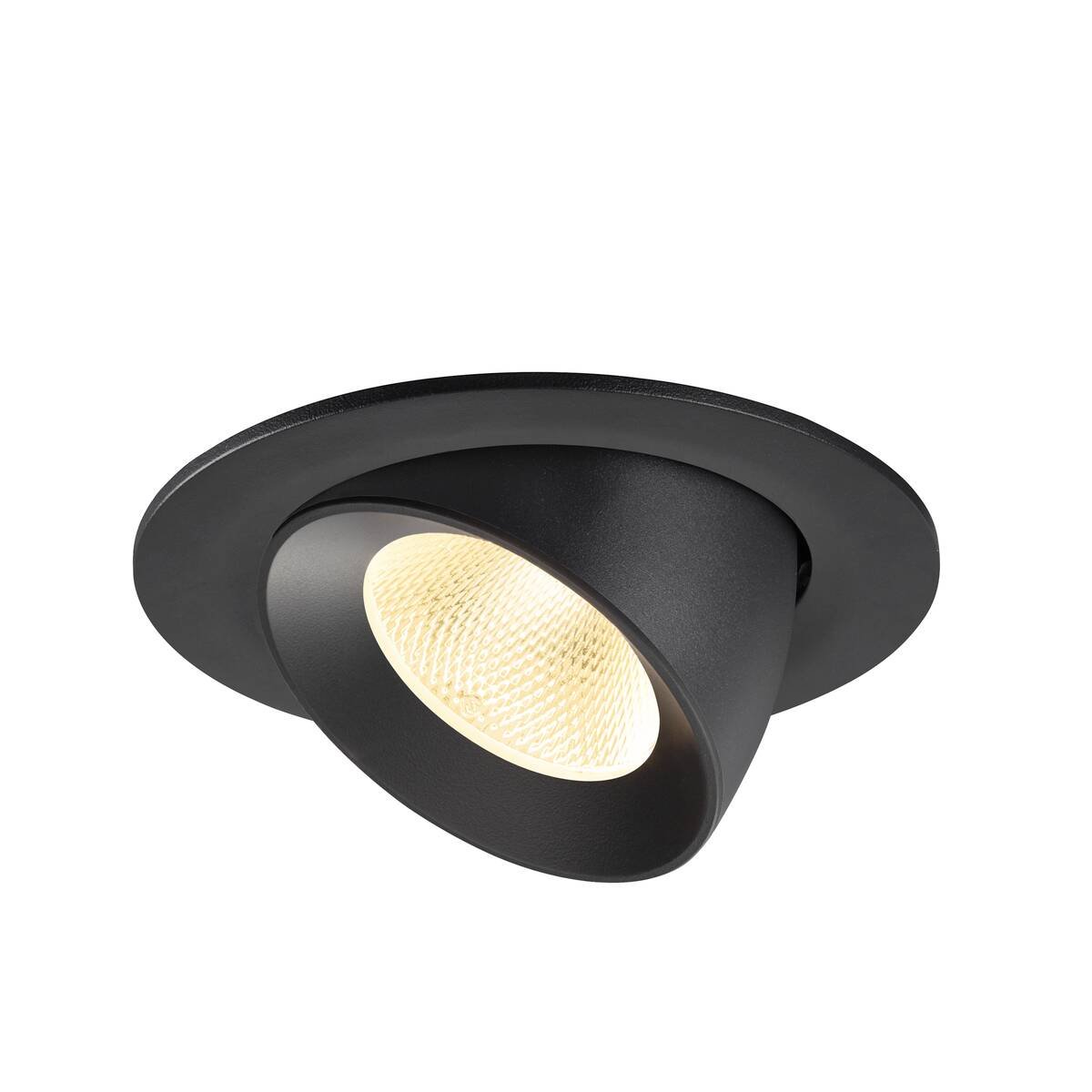 LA 1009721 NUMINOS® GIMBLE L Stropní vestavné svítidlo, 3000 K, 20°, IP20, kulaté, černé - BIG WHITE (SLV) (obrázek 3)