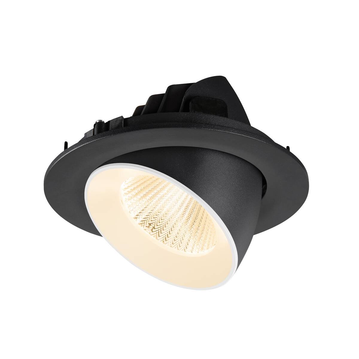 LA 1009707 NUMINOS® GIMBLE L Stropní vestavné svítidlo, 2700 K, 40°, IP20, kulaté, černé / bílé - BIG WHITE (SLV) (obrázek 6)