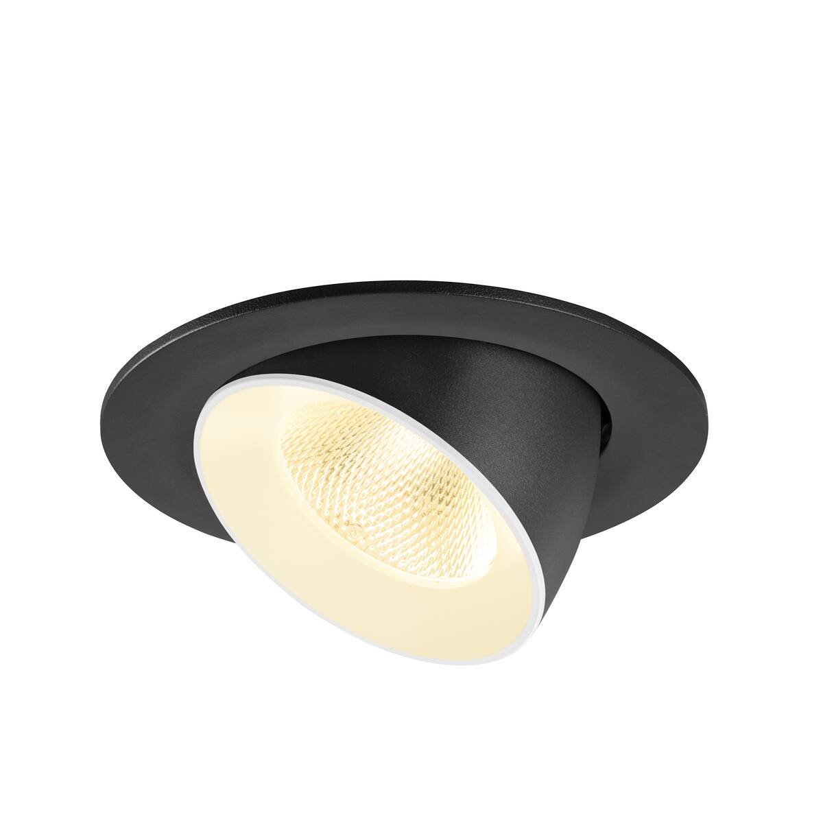 LA 1009722 NUMINOS® GIMBLE L Stropní vestavné svítidlo, 3000 K, 20°, IP20, kulaté, černé / bílé - BIG WHITE (SLV) (obrázek 3)