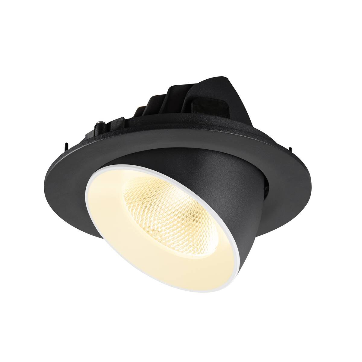 LA 1009722 NUMINOS® GIMBLE L Stropní vestavné svítidlo, 3000 K, 20°, IP20, kulaté, černé / bílé - BIG WHITE (SLV) (obrázek 6)