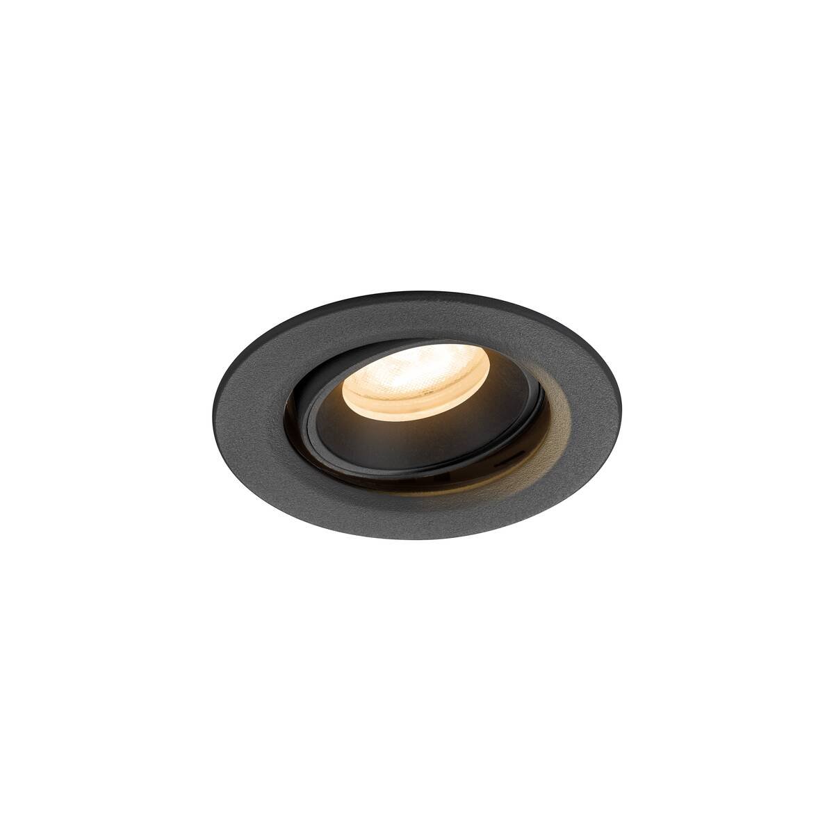 Levně LA 1009331 NUMINOS® MOVE XS Stropní vestavné svítidlo, 2700 K, 55°, IP20, kulaté, černé - BIG WHITE (SLV)