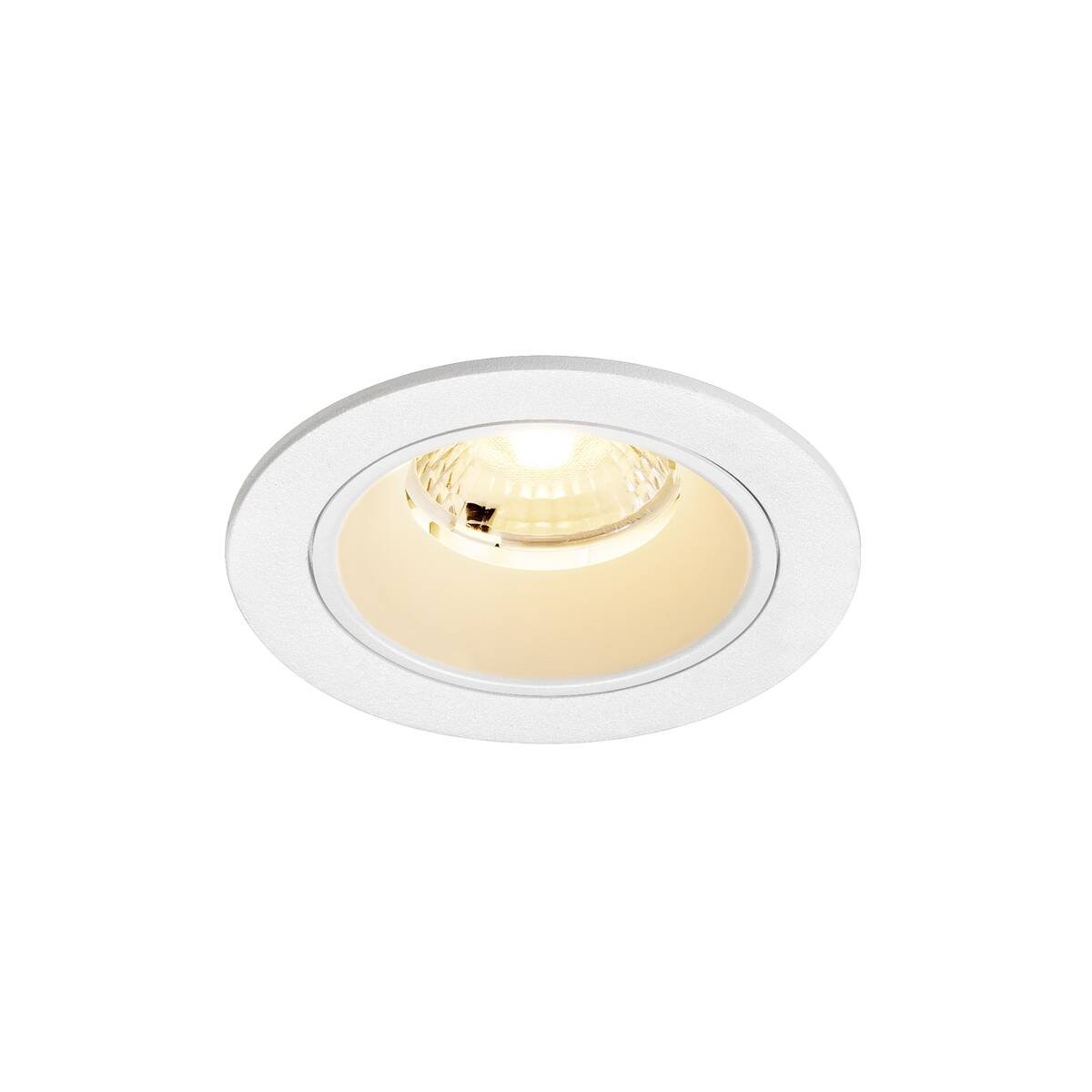 LA 1009464 NUMINOS® S Stropní vestavné svítidlo, 3000 K, 40°, IP20, kulaté, bílé - BIG WHITE (SLV)