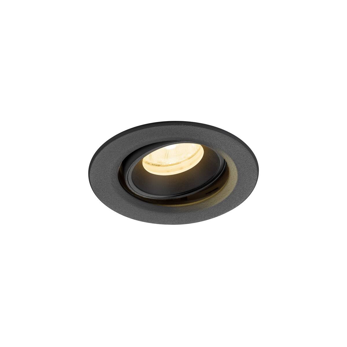 LA 1009361 NUMINOS® MOVE XS Stropní vestavné svítidlo, 4000 K, 20°, IP20, kulaté, černé - BIG WHITE (SLV)