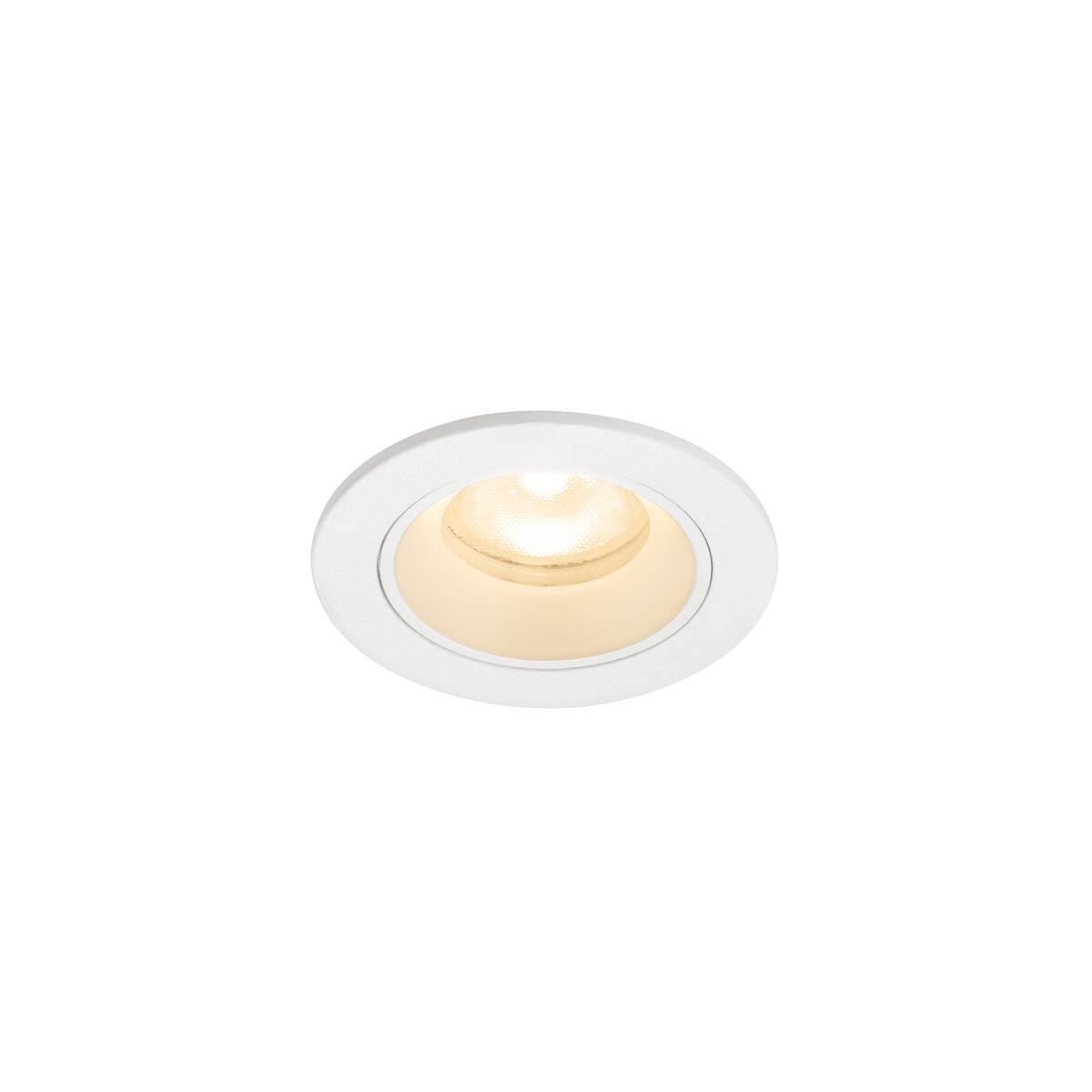 Levně LA 1009287 NUMINOS® XS Stropní vestavné svítidlo, 2700 K, 55°, IP20, kulaté, bílé - BIG WHITE (SLV)