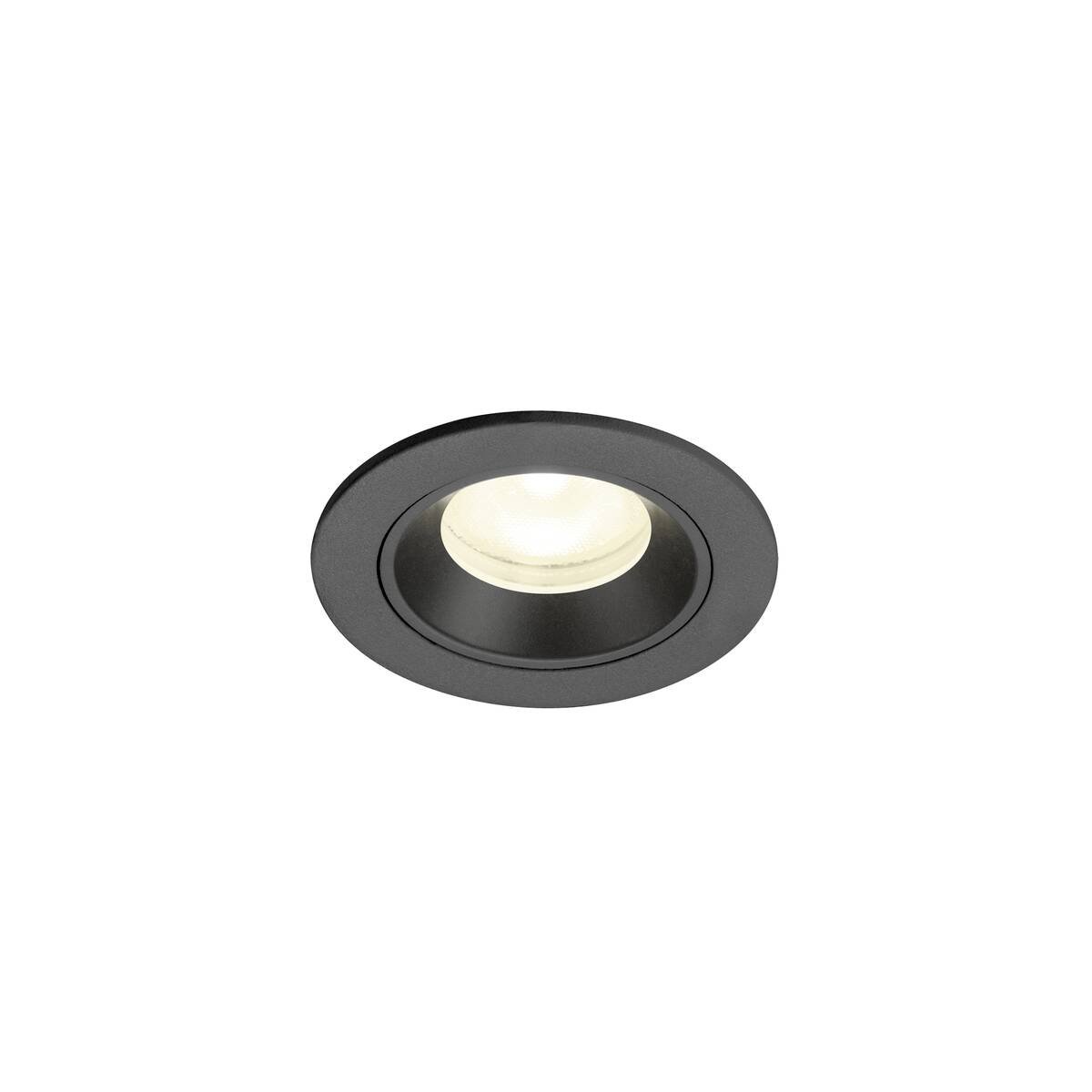 Levně LA 1009313 NUMINOS® XS Stropní vestavné svítidlo, 4000 K, 55°, IP20, kulaté, černé - BIG WHITE (SLV)