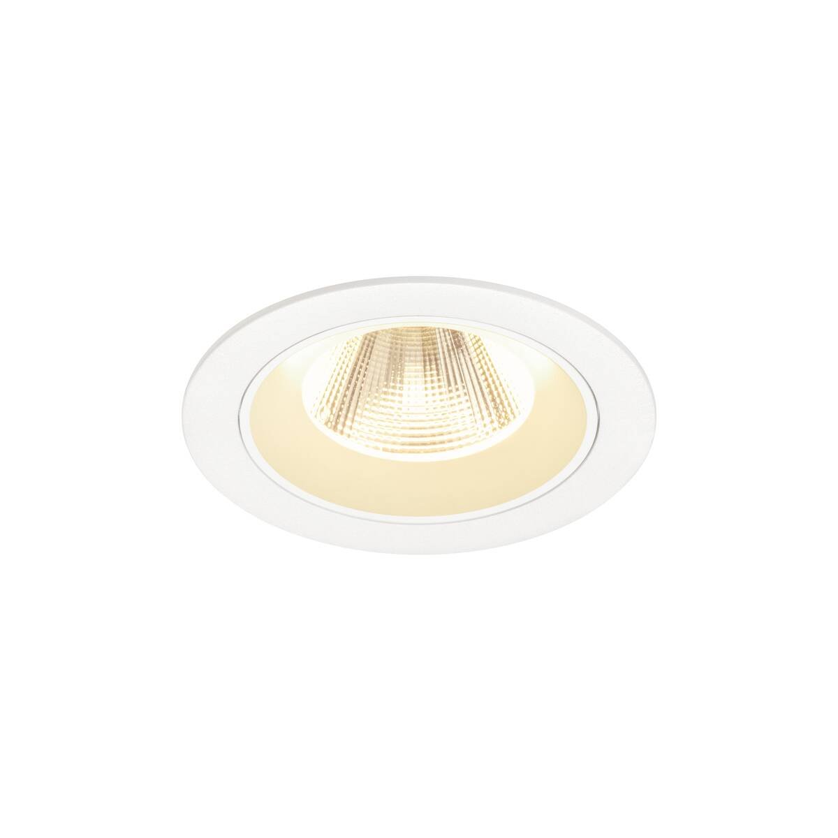 LA 1009623 NUMINOS® M Stropní vestavné svítidlo, 3000 K, 20°, IP20, kulaté, bílé - BIG WHITE (SLV)