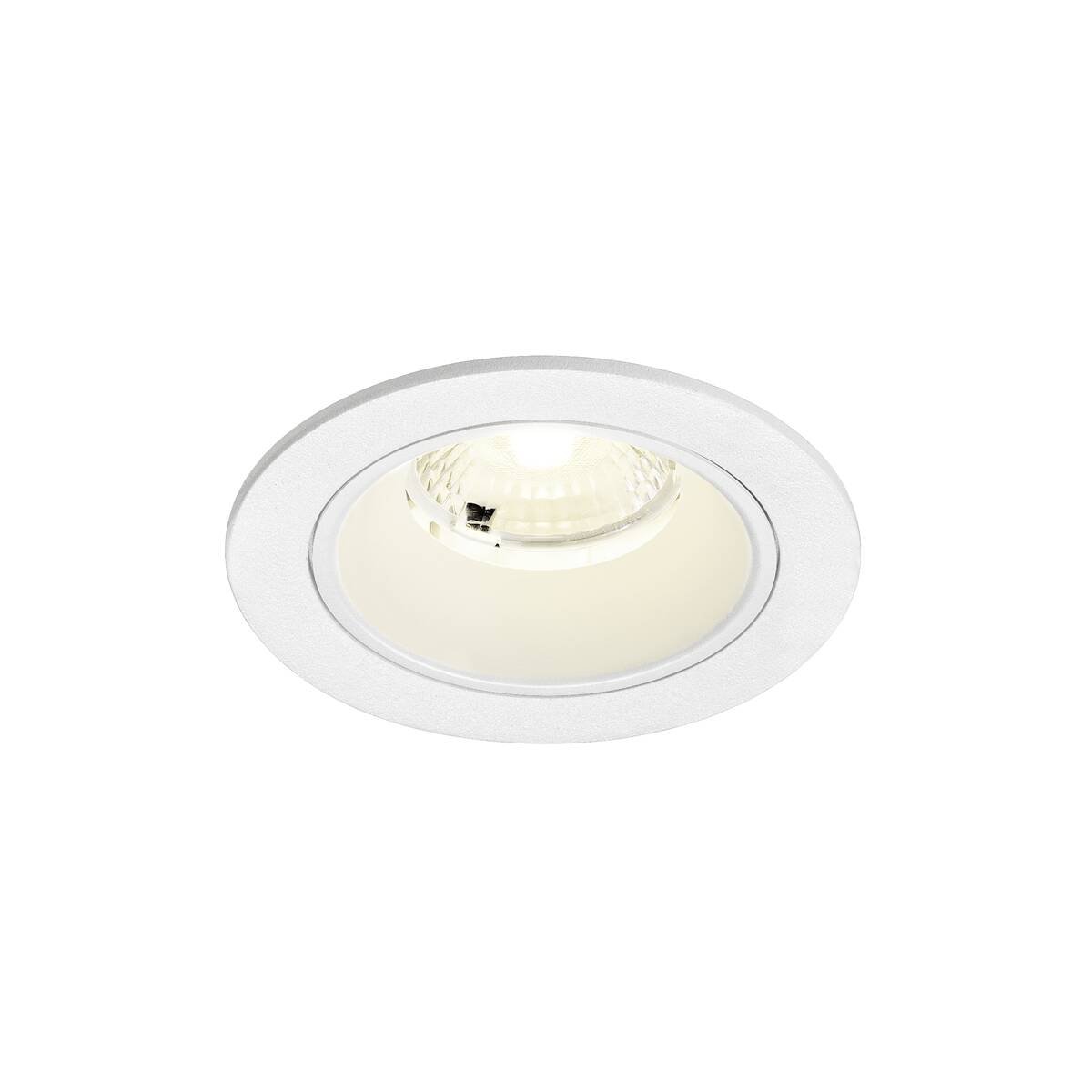 LA 1009482 NUMINOS® S Stropní vestavné svítidlo, 4000 K, 40°, IP20, kulaté, bílé - BIG WHITE (SLV)