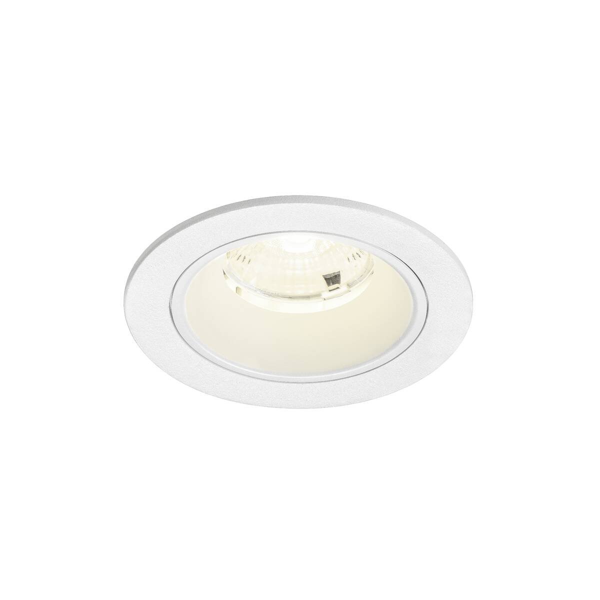 LA 1009485 NUMINOS® S Stropní vestavné svítidlo, 4000 K, 55°, IP20, kulaté, bílé - BIG WHITE (SLV)