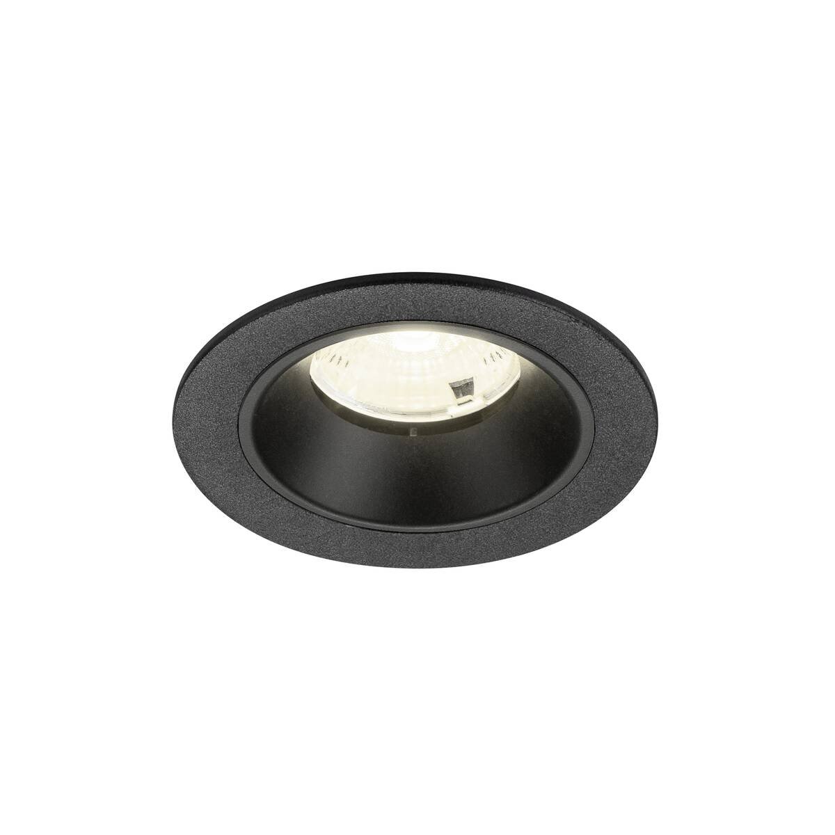LA 1009475 NUMINOS® S Stropní vestavné svítidlo, 4000 K, 55°, IP20, kulaté, černé - BIG WHITE (SLV)