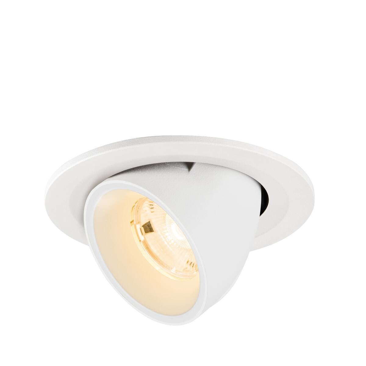 Levně LA 1009389 NUMINOS® GIMBLE S Stropní vestavné svítidlo, 2700 K, 20°, IP20, kulaté, bílé - BIG WHITE (SLV)