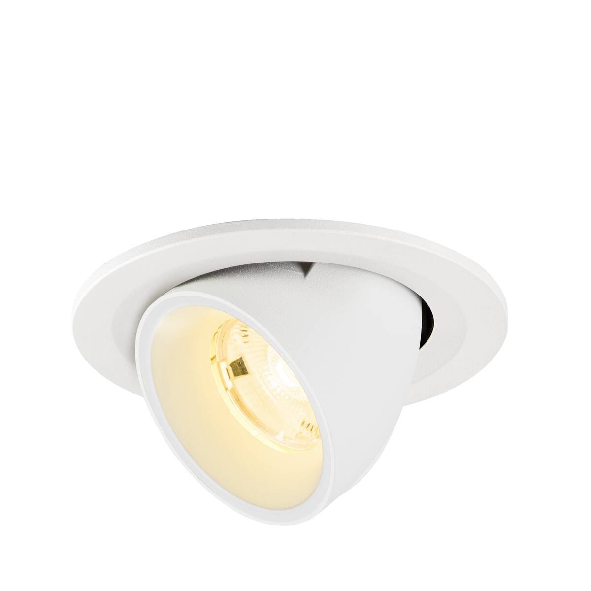 Levně LA 1009407 NUMINOS® GIMBLE S Stropní vestavné svítidlo, 3000 K, 20°, IP20, kulaté, bílé - BIG WHITE (SLV)