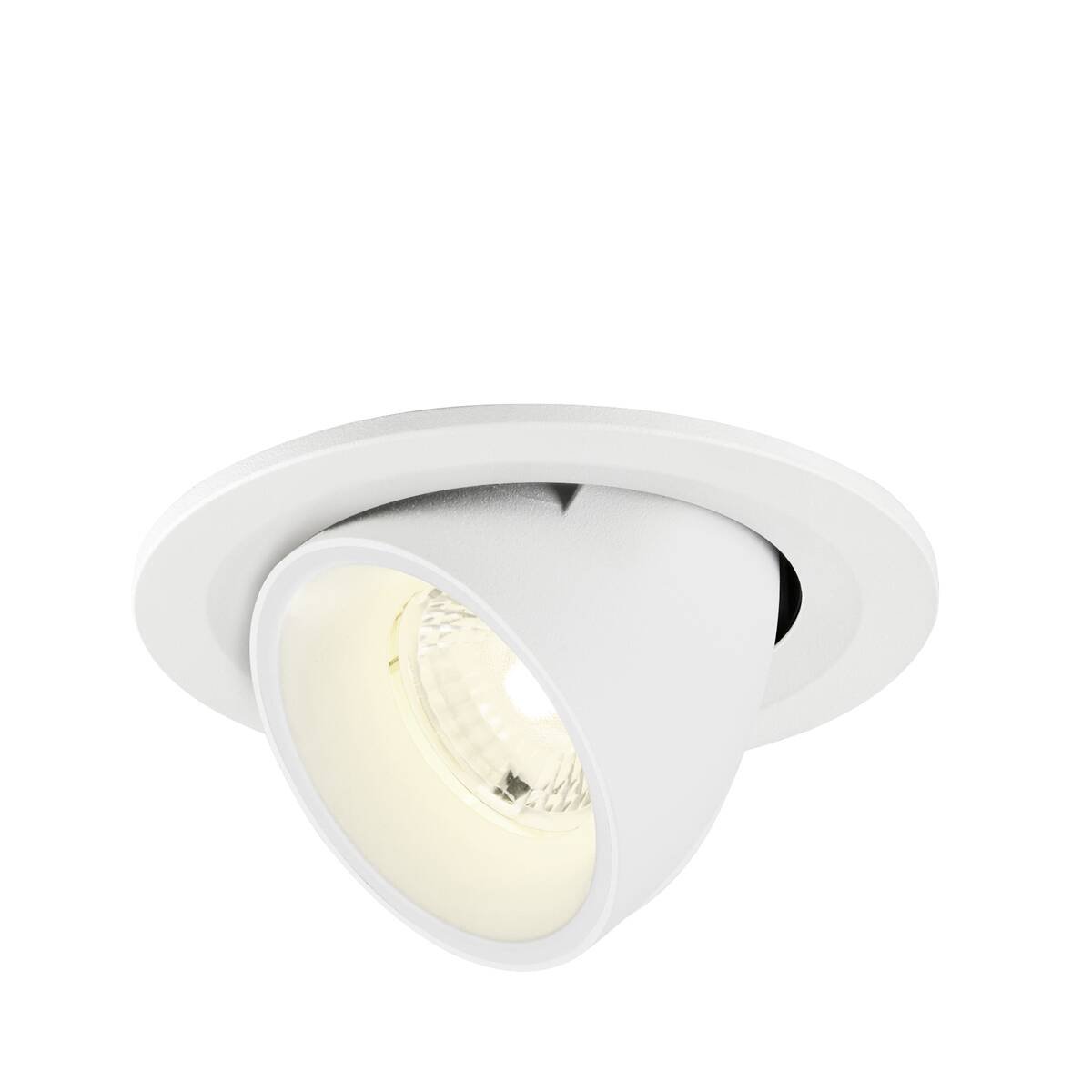 Levně LA 1009428 NUMINOS® GIMBLE S Stropní vestavné svítidlo, 4000 K, 40°, IP20, kulaté, bílé - BIG WHITE (SLV)