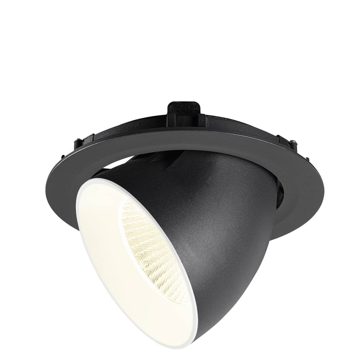LA 1009901 NUMINOS® GIMBLE XL Stropní vestavné svítidlo, 4000 K, 20°, černá / bílá - BIG WHITE (SLV) (obrázek 5)