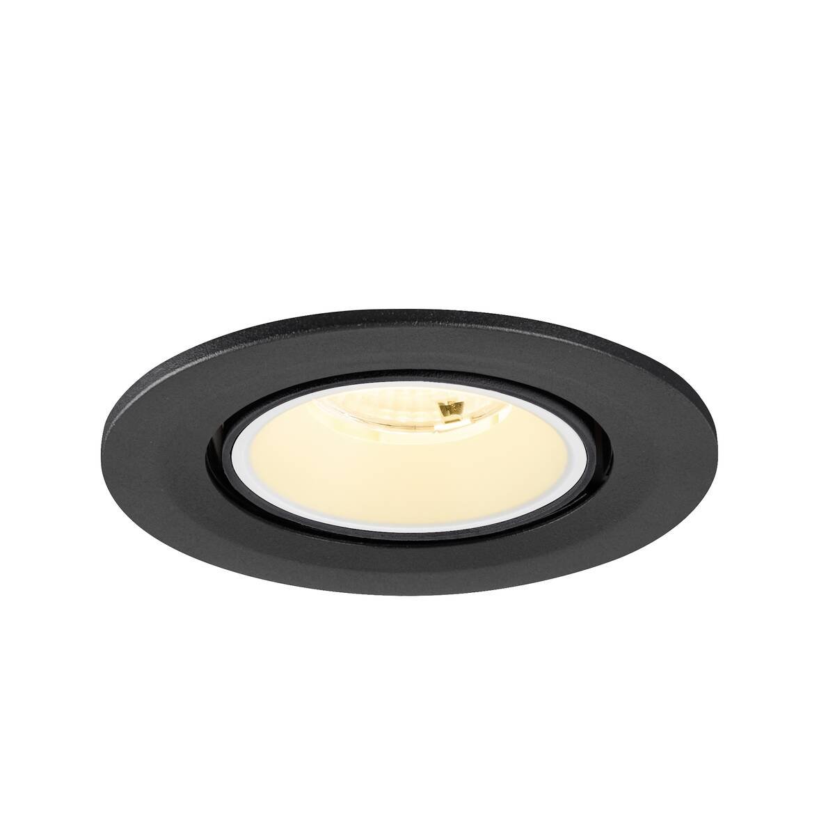 LA 1009404 NUMINOS® GIMBLE S Stropní vestavné svítidlo, 3000 K, 55°, IP20, kulaté, černé / bílé - BIG WHITE (SLV) (obrázek 4)