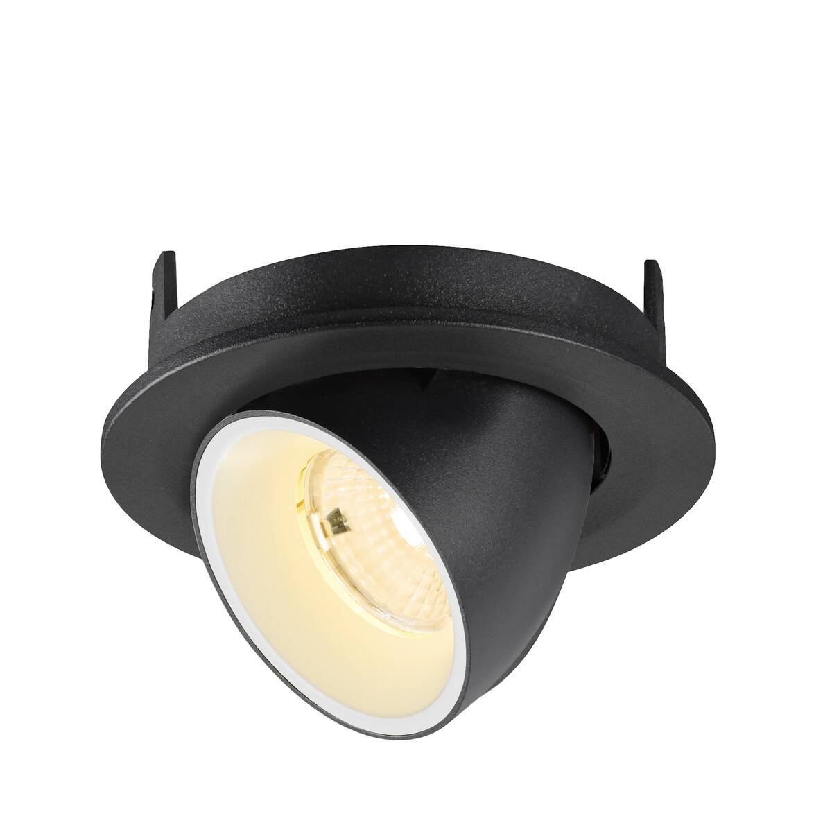 LA 1009404 NUMINOS® GIMBLE S Stropní vestavné svítidlo, 3000 K, 55°, IP20, kulaté, černé / bílé - BIG WHITE (SLV) (obrázek 5)