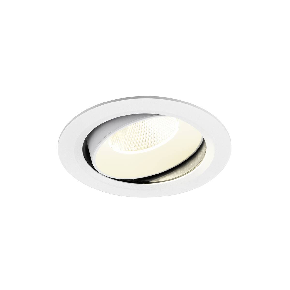 LA 1010018 NUMINOS® MOVE XL Stropní vestavné svítidlo, 4000 K, 20°, IP20, kulaté, bílé - BIG WHITE (SLV)
