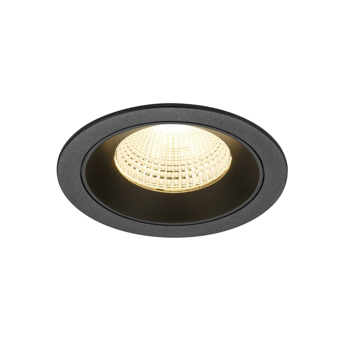 Levně LA 1009780 NUMINOS® L Stropní vestavné svítidlo, 3000 K, 55°, IP20, kulaté, černé - BIG WHITE (SLV)