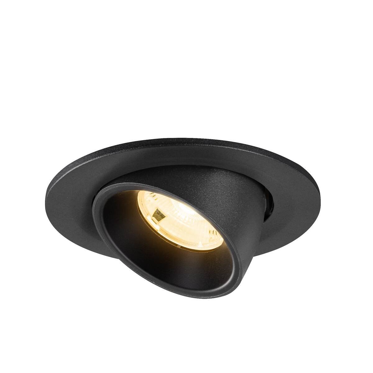LA 1009397 NUMINOS® GIMBLE S Stropní vestavné svítidlo, 3000 K, 20°, IP20, kulaté, černé - BIG WHITE (SLV) (obrázek 3)