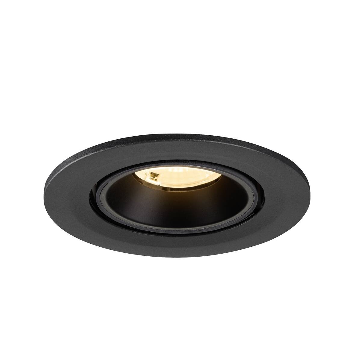 LA 1009400 NUMINOS® GIMBLE S Stropní vestavné svítidlo, 3000 K, 40°, IP20, kulaté, černé - BIG WHITE (SLV) (obrázek 4)